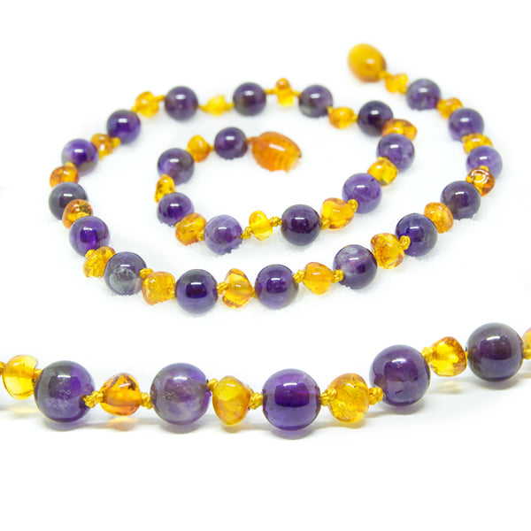 The Art of Cure Semi-Precious Certified Baltic Amber Teethi