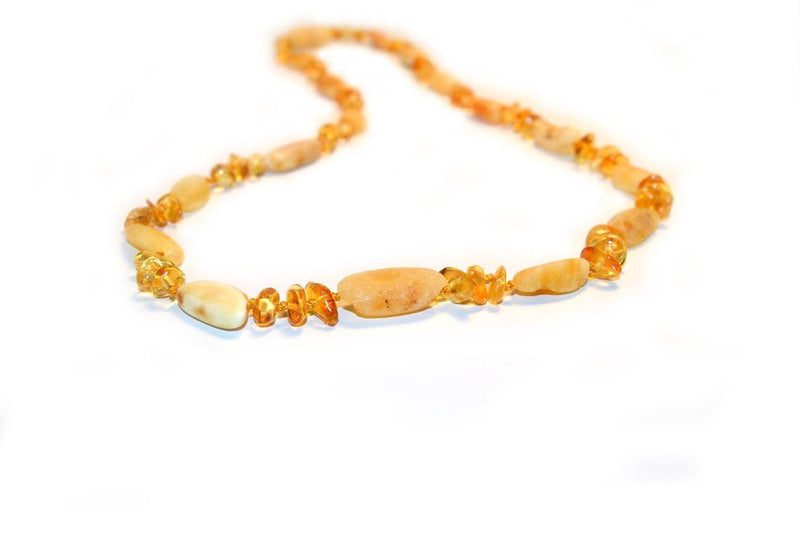 Amber teething bracelet - Gemstone- Amber with Gemstones