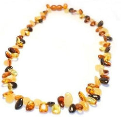 (19in) Certified Baltic Amber Necklace - Multicolored - Anti-Inflammatory -  - The Art of Cure