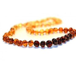 (25in) Certified Baltic Amber Adult Necklace - Rainbow -  - The Art of Cure
