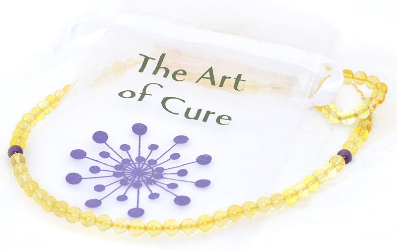 Healing Jewelry & Mala Meditation Beads (108 beads on a strand) Citrine - Adult Healing - The Art of Cure