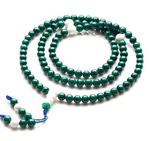 Healing Jewelry & Mala meditation beads (108 beads on a strand) Malachite - Adult Healing - The Art of Cure