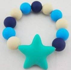 Organic Silicone Teething Bracelet & Teether, BPA Free, All Natural -  - The Art of Cure
